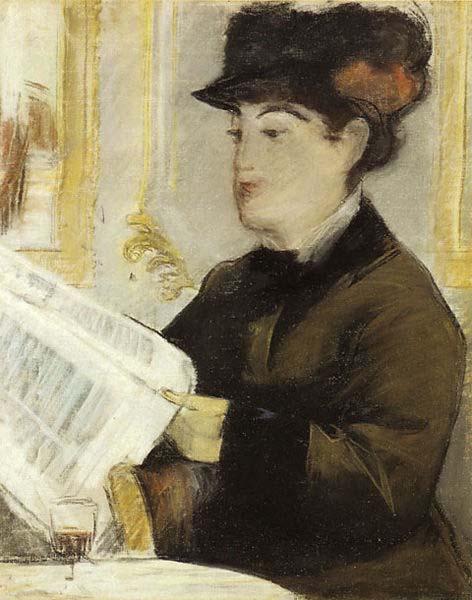 Edouard Manet Femme lisant oil painting picture